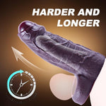 Black Medium Penis Sleeve With Red Head β Silicone Cock Extender For Men, Realistic Design With Lifelike Veins And Enhanced Stamina For Long-Lasting Pleasure