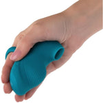 Envy Handheld Suction Massager, Silicone Rechargeable Finger Vibrator For Women With 3+7 Function Settings - Se-0012-15-3