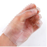 Silicone Massage Gloves Adult Flirting Sex Glove G-Spot Nipple Massager Transparent Masturbation Vagina Stimulator Sexy Finger Cots Finger Sex Toys Sm Game Bedroom For Couples Men Women