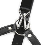 Ball Gag Silicone And Nose Hook Sex Things For Couples Kinky Bondage Gear & Accessories Chastity Cage Adjustable Belt Bdsm Sex Toy (50Mm,Black)
