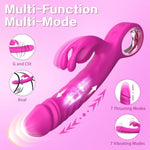 Thrusting Vibrator Adult Sex Toys - Realistic Dildos Vibrators For Women Sex Toy With 7 Thrusting And 7 Vibrating Modes, G Spot Clitoral Rabbit Vibrator Sex Toys For Women Couples