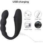 Remote Control Double-Head Vibrator Clitoral Stimulator With 10 Vibration Modes, Bdsm G Spot Vibrater Anal Bead Butt Plug, Sex Toys For Women Couples Female Pleasure