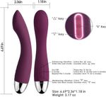 G Spot Dildo Vibrator with 25 Vibration Modes, Clitoral Stimulator for Women