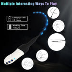 Vibrating Urethral Sound Dilator for Men, Silicone Penis Stimulation Massager