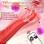 App-Controlled 3-in-1 Tongue Vibrator – 10 Flapping & 10 Vibration Modes