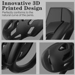 Male Chastity Cage with 5 Ring Sizes & Hidden Lock – Lightweight Restraint Device