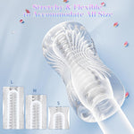 Male Masturbator Pocket Pussy, TPE 3D Realistic Texture Spiral Tunnel Stroker