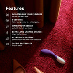 G Spot Vibrator – Curved Design with 6 Intensity Modes for Discreet Pleasure