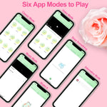 App-Controlled Wearable Clitoral & G-Spot Vibrator with 9 Modes, Waterproof & Rechargeable