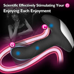 Wiggle Motion Prostate Massager Anal Plug, Vibrating Male Anal Sex Toys for Men Women Couples Adult Sex Pleasure, Remote Control Anal Toy Vibrator Stimulator Butt Plug for P spot & G spot Play