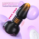 Thrusting Prostate Massager – Remote & Voice-Control 5-in-1 Vibrating Anal Plug