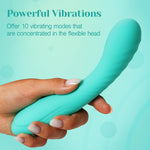Powerful G-Spot Vibrator – Soft Silicone Dildo for Clitoral, Anal & Deep Massage