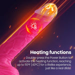 9.25" Heated Thrusting Dildo Vibrator | Realistic G-Spot Toy with 10 Modes