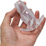 3-Piece Transparent Hollow Anal Plug Set with Douche & Dilator Function