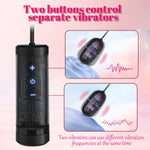 Mini Bullet Vibrator with Dual Eggs & 7 Modes – Remote Control & USB Rechargeable