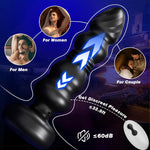 Thrusting Vibrating Anal Plug with Remote – Prostate Massager & Butt Plug for Couples