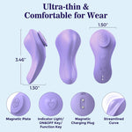 Remote-Control Wearable Panty Vibrator – Dual Motors, Magnetic Clip, 9 Modes