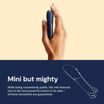 Tango X Bullet Vibrator for Women & Couples, 8 Intensities, Waterproof, Blue