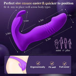 3-in-1 Wearable App-Controlled Vibrator – Remote Rose Toy with Suction & Thrusting