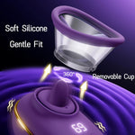 3-in-1 Clitoral Stimulator – Suction, Tongue-Licking & Vibration for Women