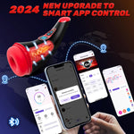 APP-Controlled Male Masturbator - 9 Sucking & Vibrating Modes, 3D Textured Sleeve