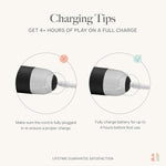 Compact Wand Vibrator – 20 Patterns, 8 Speeds, Quiet Clit Stimulator & Adult Toy