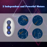 Rotating & Vibrating Prostate Massager | Remote Control Anal Plug with Suction Cup