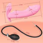 Inflatable Anal Vibrator with Remote – Silicone Prostate & G-Spot Massager, 10 Modes