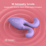 Remote-Controlled Vibrating Butt Plug – 10-Mode Silicone Anal Stimulator for All