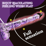 Horse Dildo Squirting Dildos For Women, 12Inch Big Ejaculating Cock Soft Silicone Suction Cup Monster Cumming Penis Anal Dildo For Solo Play And Couples Sex Game