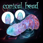 Monster 9.13In Textured Dildo, Large Fantasy Anal Dildo, Thick Silicone Butt Plug Anal Plug For Women Men Couples, Adults Anal Sex Toys With Suction Cup For G&P Spot, Gay Sex Toys, Prostate Dildo (L)