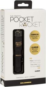 Original Pocket Rocket - Powerful, Quiet Clitoral Massager - Black