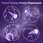 Silicone Anal Stretcher Butt Plug, Soft Trainer Dildo With Curved Texture & Strong Suction Cup For Hands-Free Play, Adult Sex Toys Woman Men Sex Gifts For Beginners Couples, Anus Dilator Masturbator