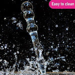 Glass Dildo G-Spot Wand Butt Plug Anal Beads Double Ended Dildo P-Spot Stimulator Fetish Prostate Massager Masturbation Sex Toy For Women Men