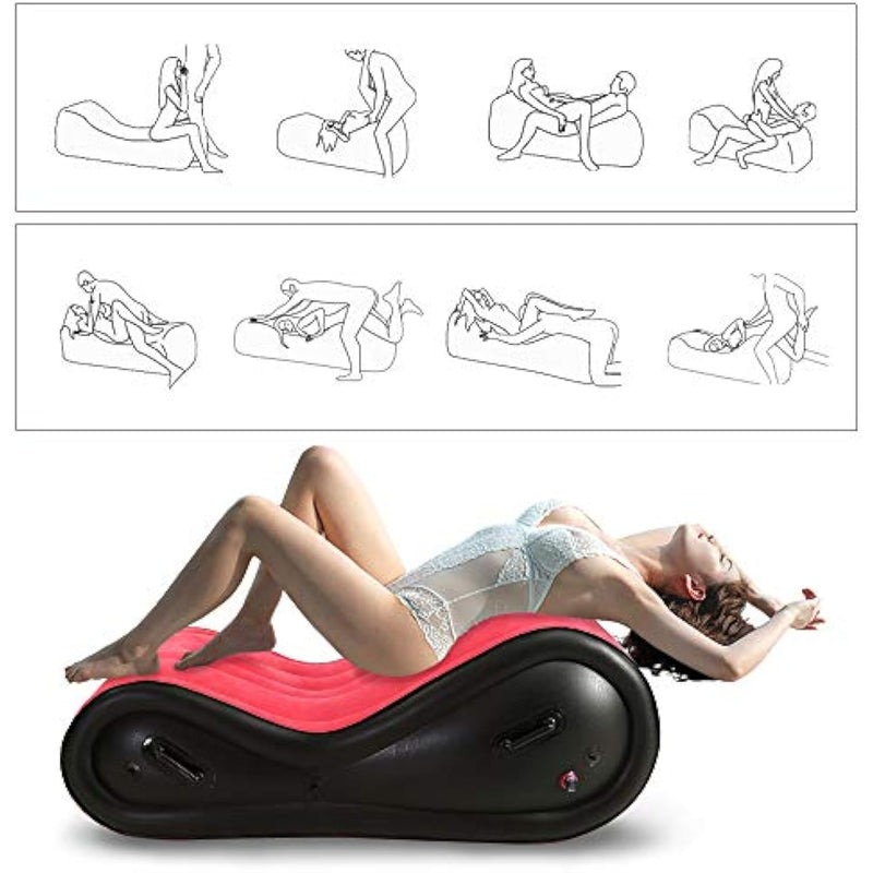 Inflatable Sex Pillow With Detachable Cuff Kits Sex Sofa Sex Cushion Sex Furniture For Bedroom Adult Sex Toys For Couples