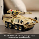 Boxer & Stryker Military Vehicles Building Sets Compatible With Lego, Armored Tank Model Kit For Kids, Great Army Toys For Boys Kids, Teens Ages 8+