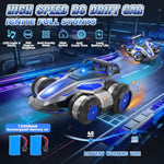 High Speed Remote Control Car Rc Drift 25Km/H, 360°Rotating 2.4 Ghz 4Wd Rc Cars For Boys And Girls 4-6 7 8-12 Adults, Rc Stunt Car With Lights & Music Wheelie Toy Car For Kids Christmas Birthday Gift