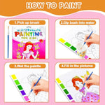 Watercolor Painting Books for Kids, Arts and Crafts for Children Ages 4-6