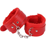 Leather Bondage Products Bdsm Sexual Bondage Kit 7-Piece Set With Handcuffs, Footcuffs, Neck Cuffs, Gag, Blindfold, Whip Sm Sex Toys Adjustable For Adult Bondage Play Sets Restraint Kits