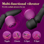 Vibrator Wand Anal Plug Sex Toys - Clitoral G-Spot Wand Vibrators With 10 * 10 Vibrating Modes For Vaginal Stimulation And Prostate Massager, Waterproof Adult Sex Toy For Women Sexual Pleasure