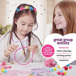 Headband Making Kit for Girls, DIY Fashion Hair Accessories Craft Set for Ages 5-12