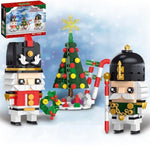 Christmas Nutcracker Building Sets Compatible With Lego For Adults,With Christmas Tree, Wreath, Cane,Christmas Decoration For Home,Xmas Ornament Building Toy Gifts 468 Pcs