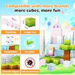 Magnetic Blocks, 150 Pcs Magnetic Building Blocks Set, Castle Magnet Building Cubes, Magnet Tiles Stacking Toys For Kids, Stem Sensory Toys For Girls Boys 3 4 5 6+ Years Old, Birthday