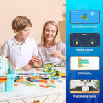 Coding Robot Kit For Kids Ages 6+, 200+ In 1 App Control Dinosaur Robot Toy, Educational Scratch Program Robotic Kit With 47 Video Courses, Toy For Boys Girls(600 Blocks)