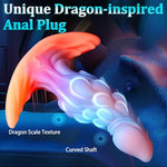 Anal Plug Luminous Wearable Butt Plug Dragon Anal Dilator (S)