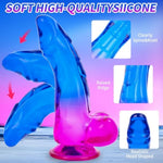 Sex Toys Realistic Dildo, 7.8 Inch Monster Dragon Dildos With Strong Suction Cup, Thick And Fantasy Dildo For Vaginal And Anal Stimulation, Adult Sex Toy For Women And Couples