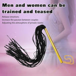 Sex Toy For Couple Sm Leather Sm Leather Restraint Bondage Sex Role Play Training Whip Flriting & Teaser Whip For Bdsm Role Play