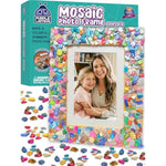 Mother of Pearl DIY Mosaic Photo Frame Craft Kit for Kids Ages 8-12