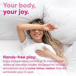 Ultra Rabbit Vibrator - G Spot Vibrator 7 Speeds & Usb Rechargeable - Discreet Pink Dildo Toys For Women - Female Personal Massager