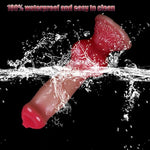 Realistic Dog Dildo With Knot, 13 Inches Anal Dildo Pink Silicone Adult Toy Lifelike Animal Dildo For Women And Men Gay Lesbian